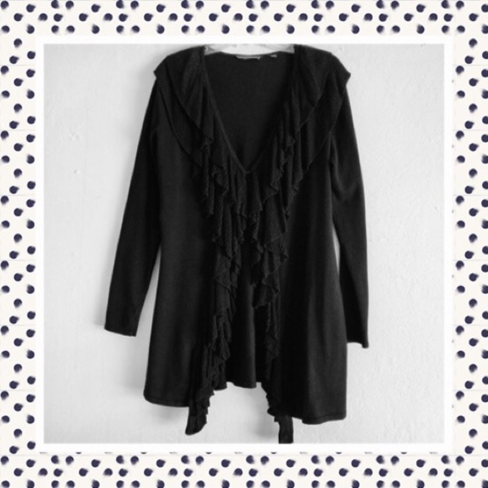 Women’s Ruffle Sweater - Picture 2 of 5